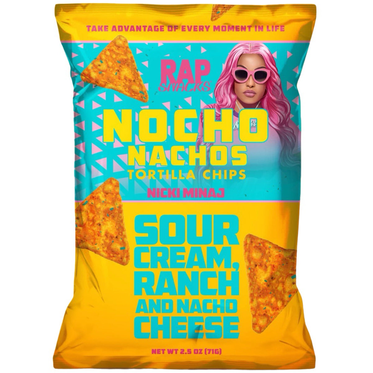 Rap Snacks Nicki Minaj Nocho Nachos Sour Cream, Ranch and Nacho Cheese ...