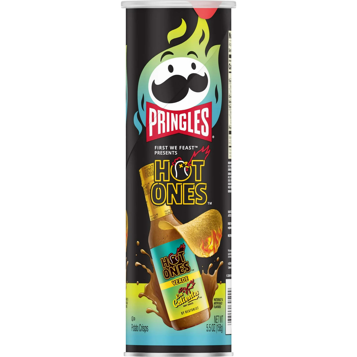 Pringles Hot Ones Los Calientes Verde Potato