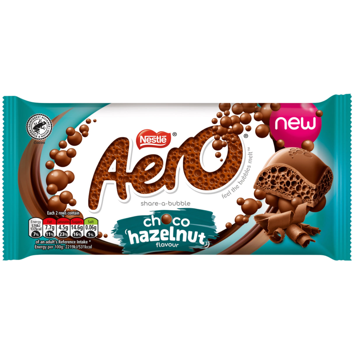 Aero Choco-Hazelnut Sharing Bar-UK