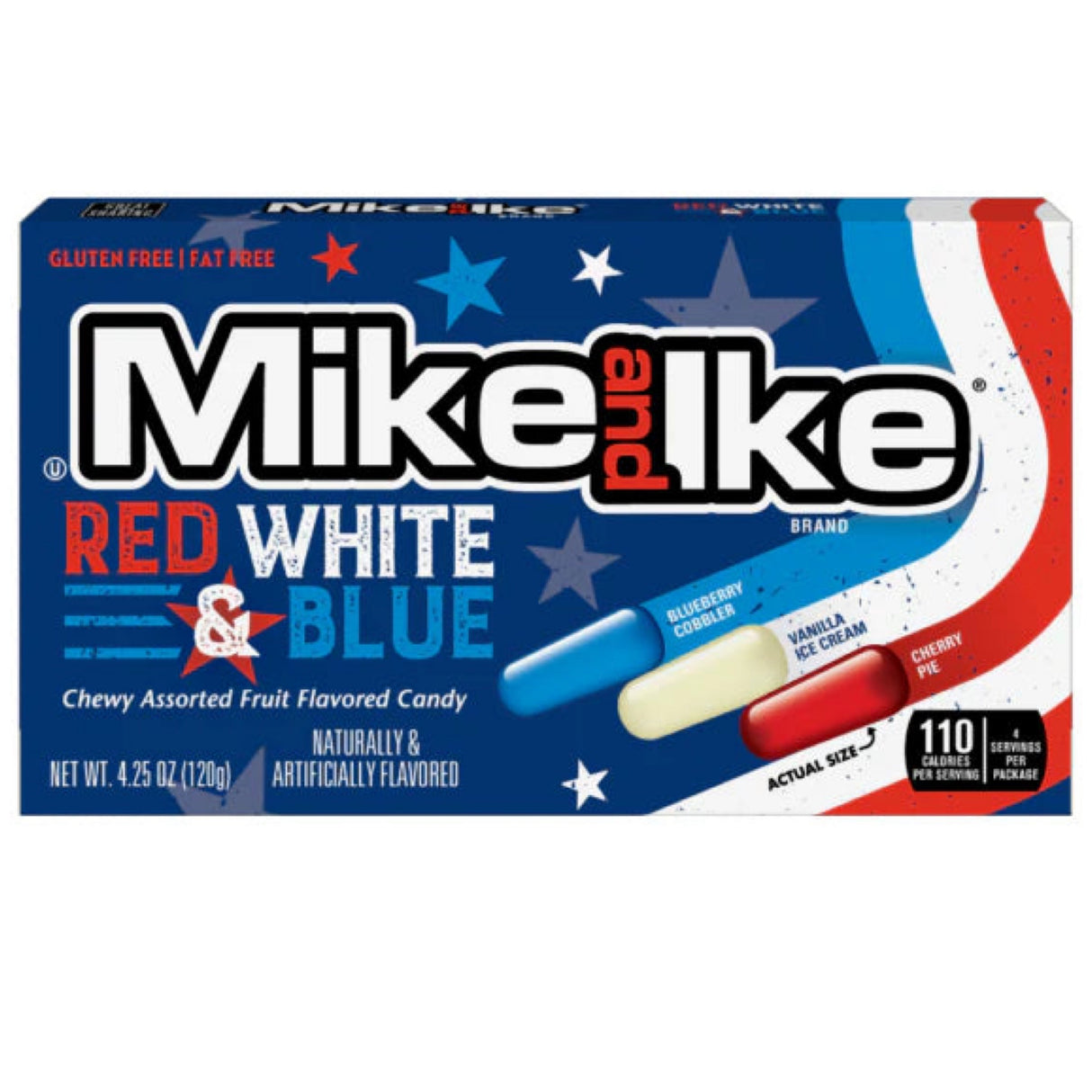 Mike and Ike Red White & Blue