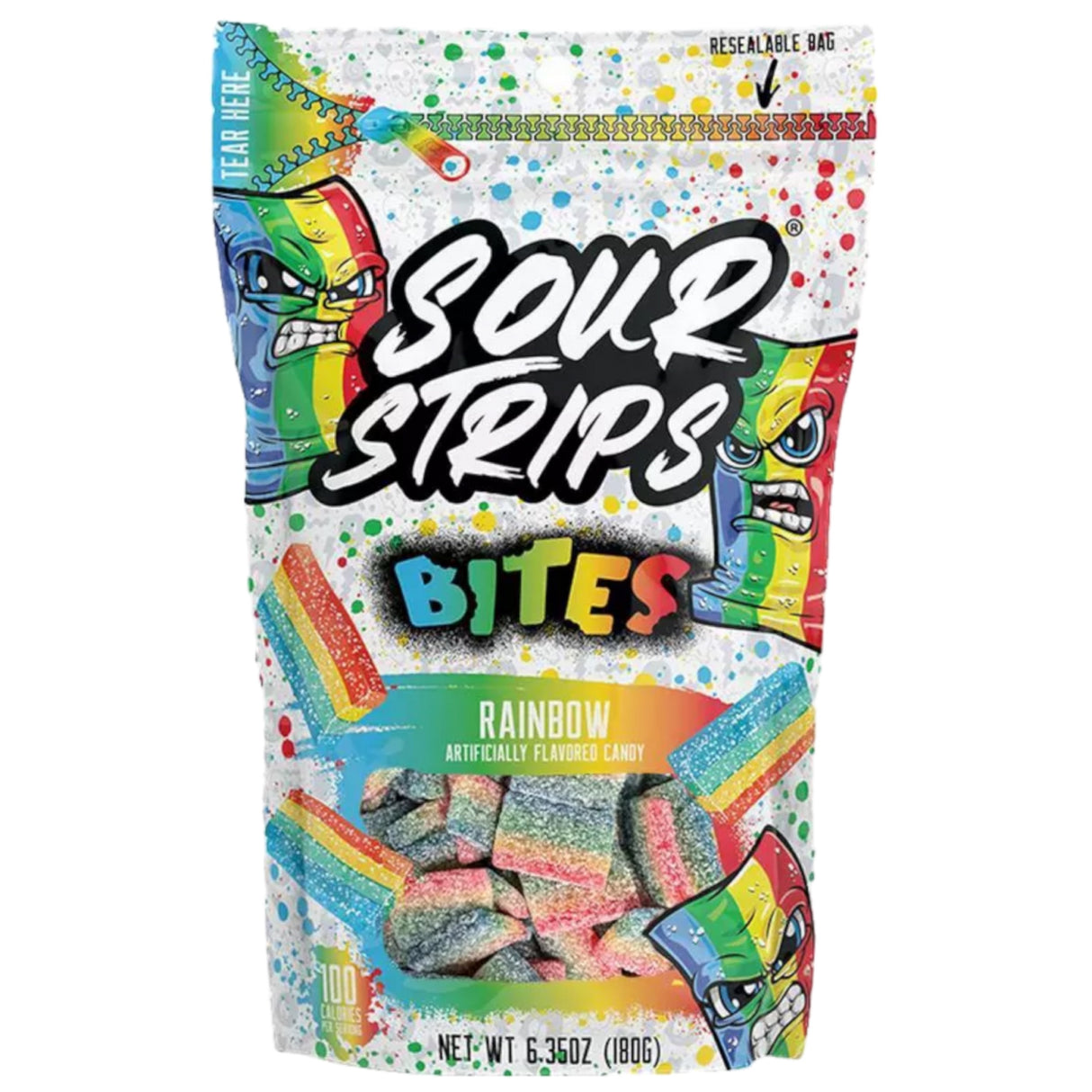 Sour Strips Bites Rainbow