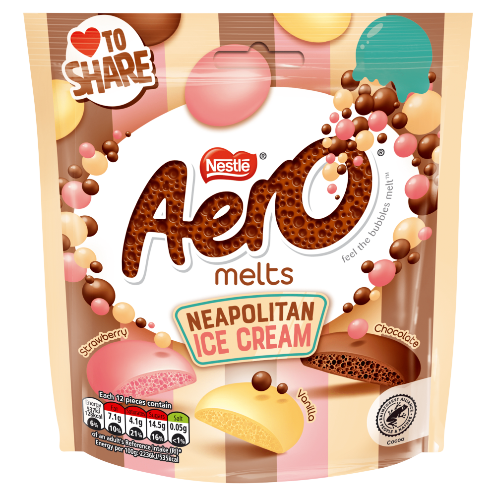 Aero Melts Neapolitan Ice Cream -UK