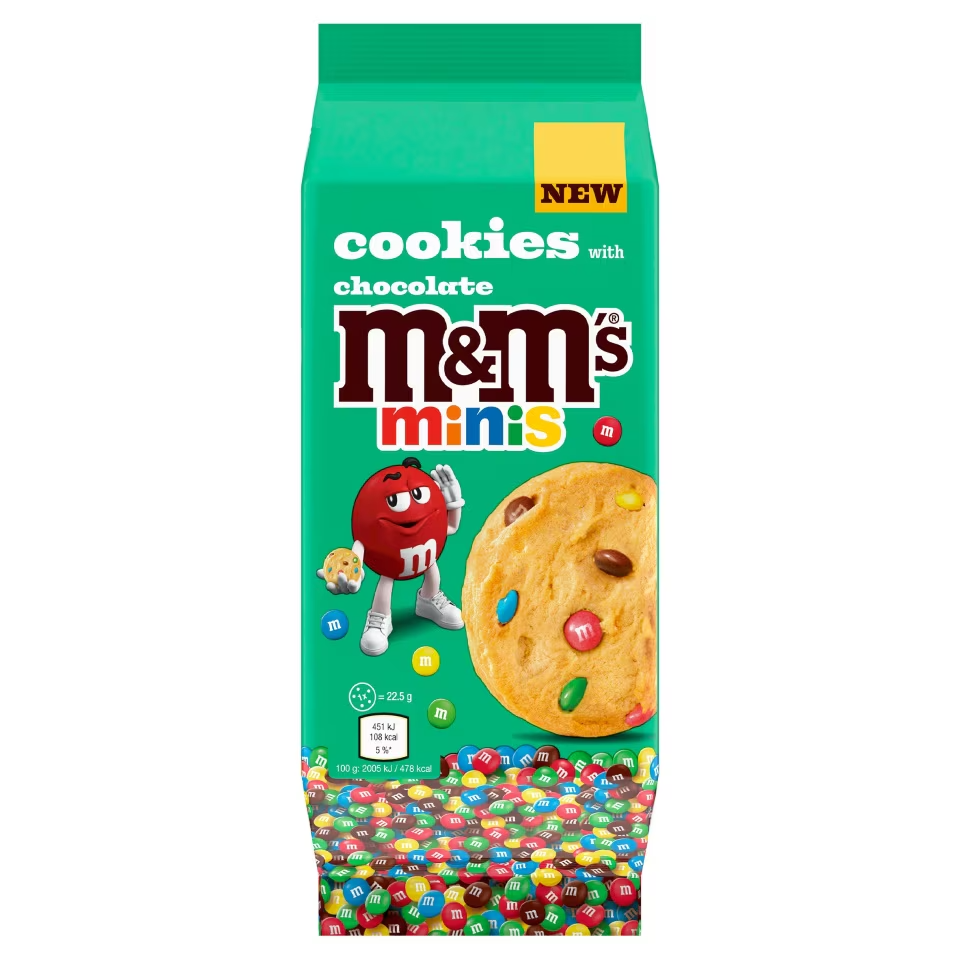 M&M's Minis Milk Chocolate Cookies -UK